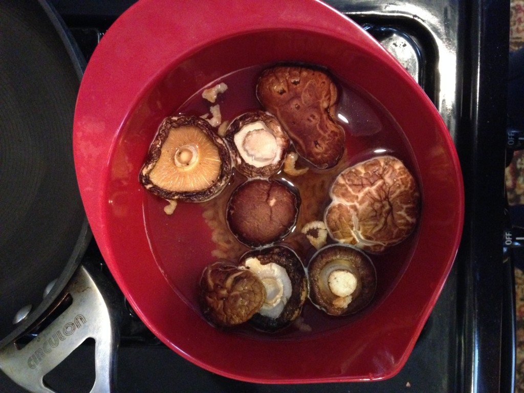 Soaking Mushrooms